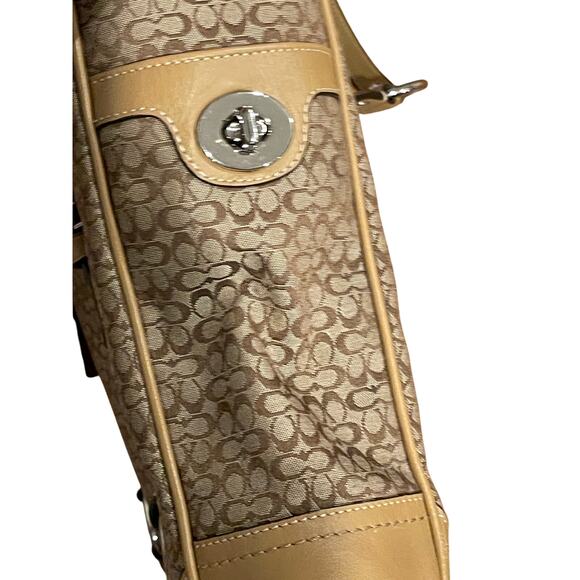 COACH F11526 Signature Gallery Monogram Tote / Handbag / purse - Picture 2 of 16